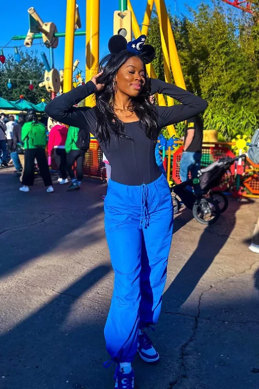 Romantic And Fresh PARACHUTE PANT - COBOLT BLUE