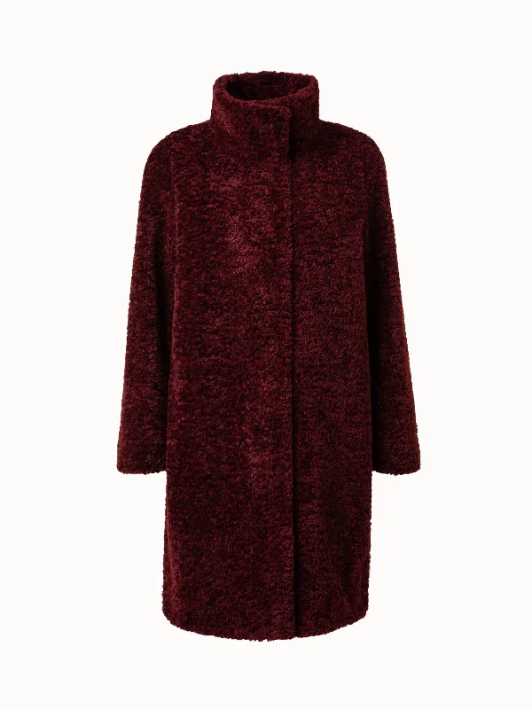 Smart Comfort Faux Fur Shearling Coat