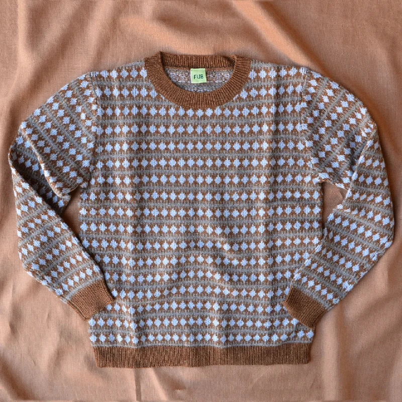 Jacquard Sweater - Lambswool - Amber (2-12y+)