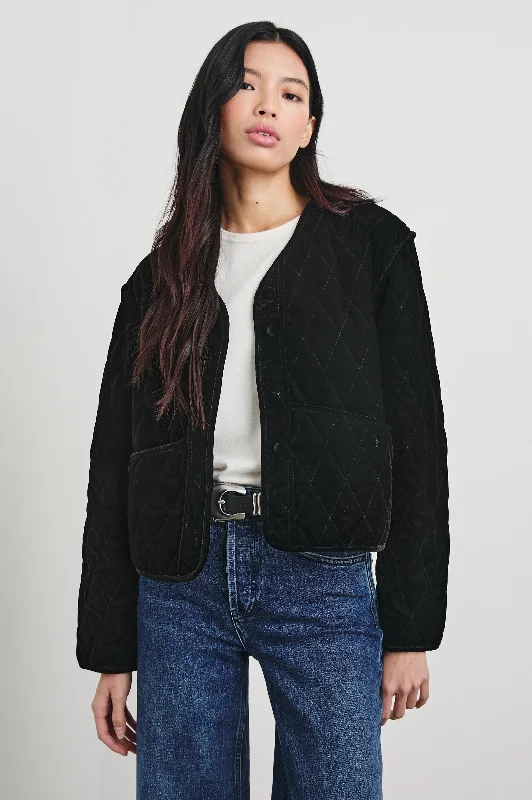 KIKO JACKET - BLACK VELVET