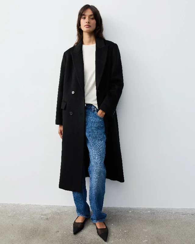 THE NEW YORK COAT- BLACK