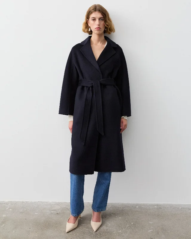 THE CURATED CLASSIC COAT - NAVY