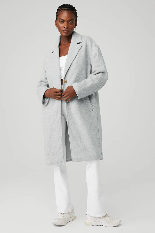 VIP Blazer Trench - Athletic Heather Grey