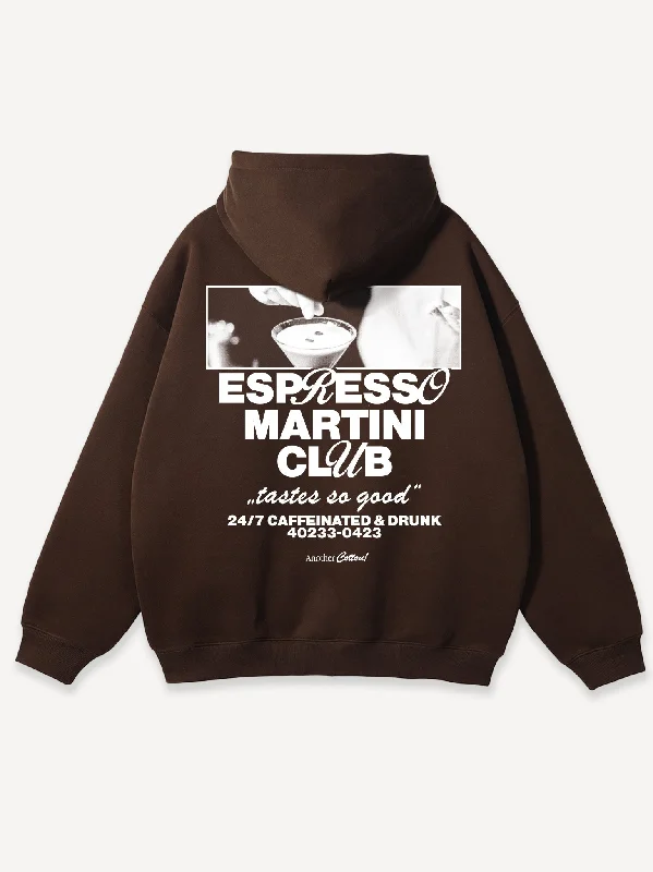 Espresso Martini Oversized Zip Hoodie