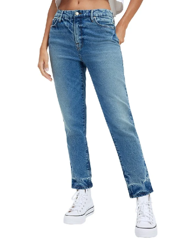 GOOD AMERICAN The Weekender Indigo Jean