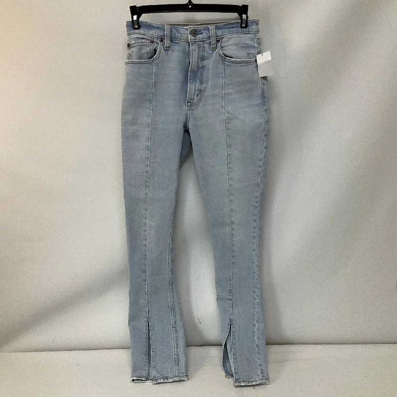 Jeans Skinny By Abercrombie And Fitch In Blue Denim, Size: 0