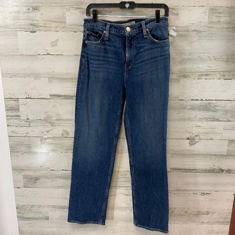 Jeans Straight By Hudson In Blue Denim, Size: 4