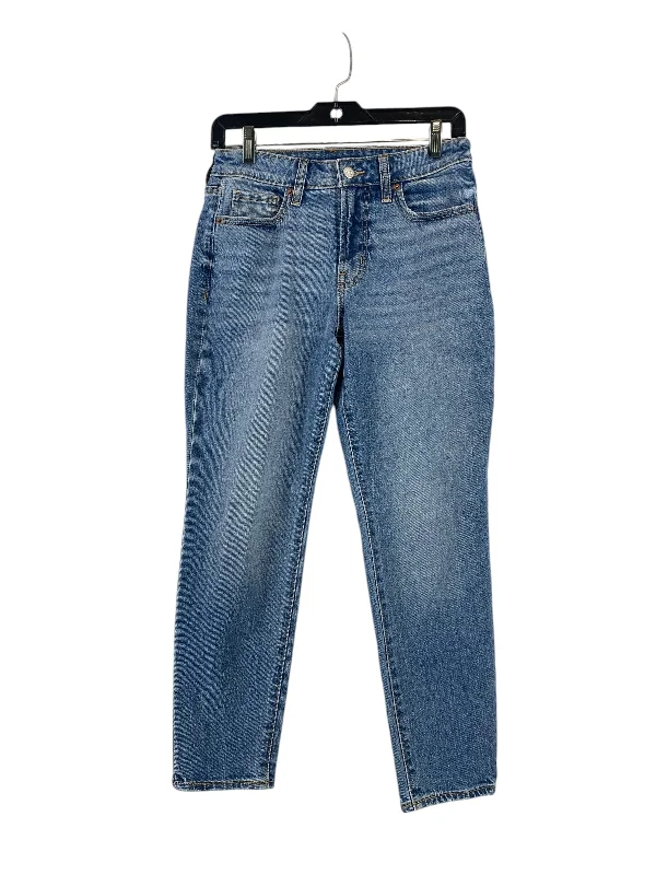 Jeans Straight By Old Navy In Blue Denim, Size: 2p