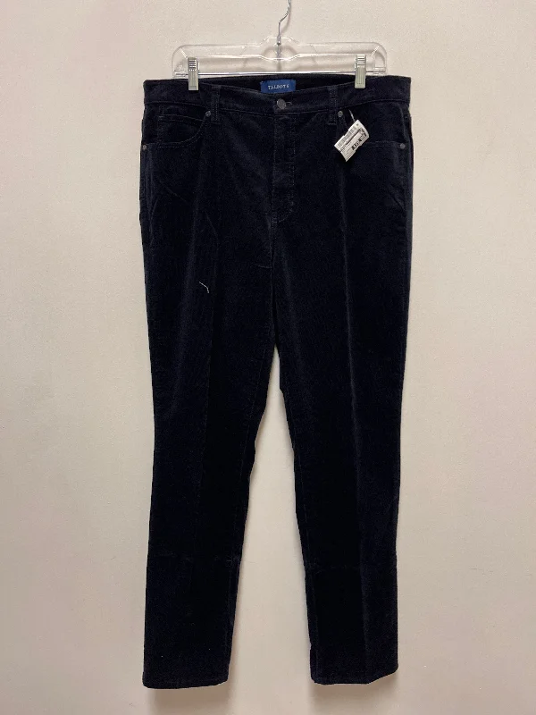 Jeans Straight By Talbots In Navy, Size: 12