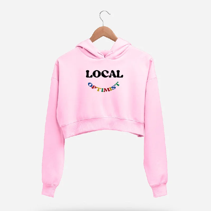 Local Optimist Crop Hoodie