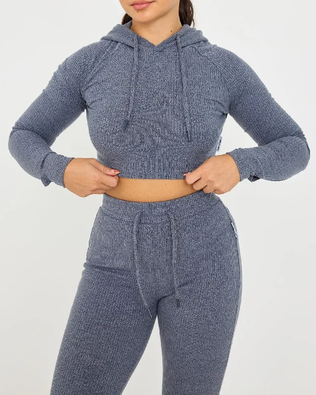 Lounge Cropped Hoodie