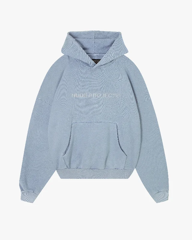 BOXY HOODIE ICE GREY