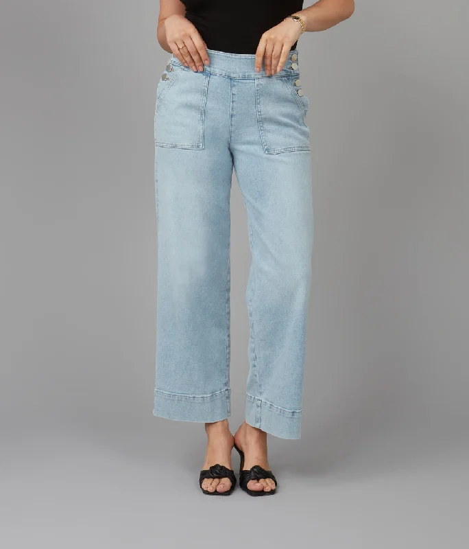 Women's COLETTE-CM High Rise Wide Leg Jeans