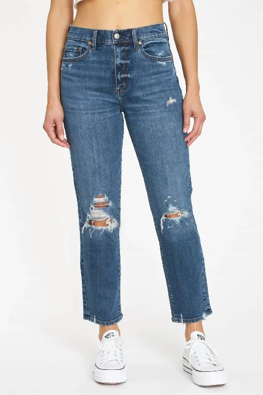 Women's Straight Up High Rise Straight Jeans In A Plus