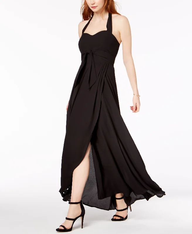 Bar III Halter Maxi Dress