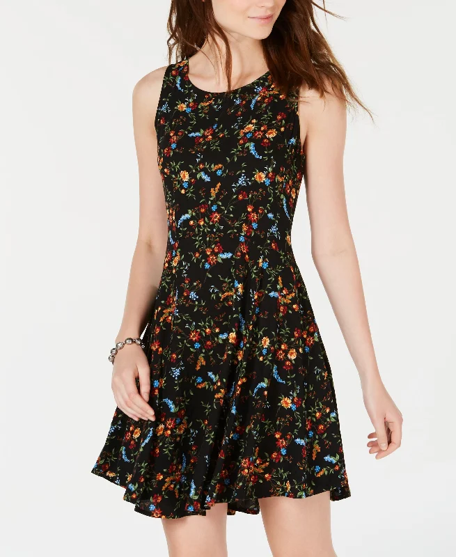 Be Bop Juniors Printed A Line Dress