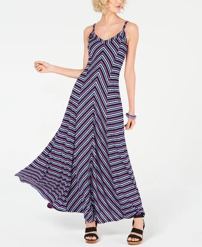 INC Striped Maxi Dress