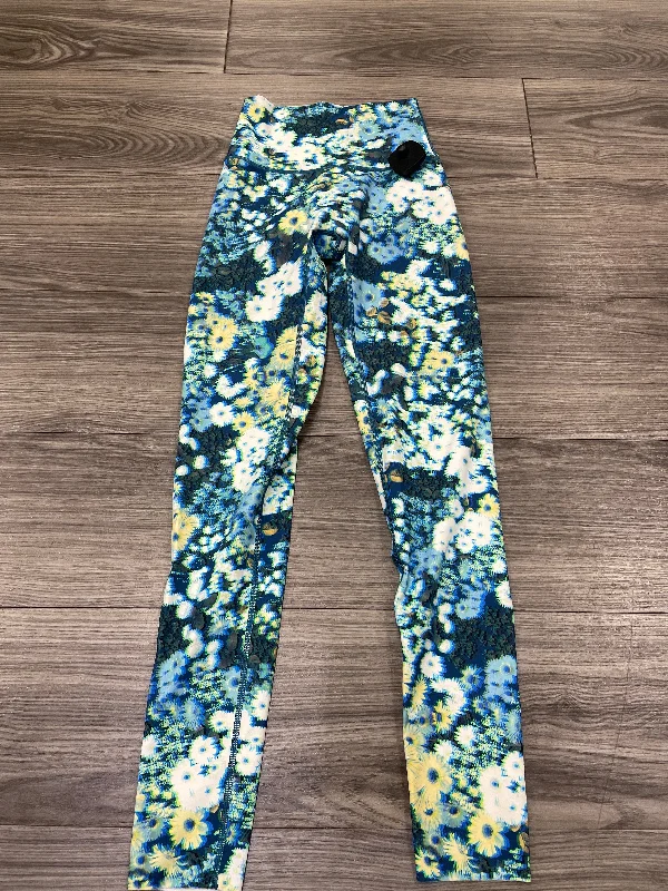 Athletic Leggings By Aerie In Floral Print, Size: Xs