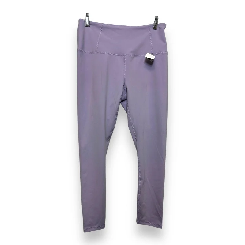 Athletic Leggings By HARMONY In Purple, Size: M