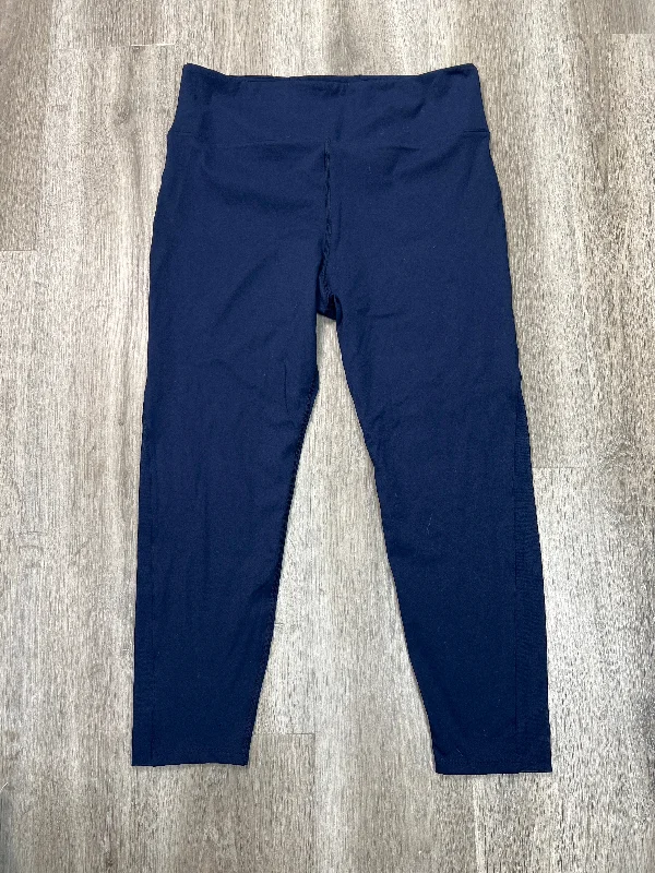 Athletic Leggings By Lou And Grey In Navy, Size: Xl