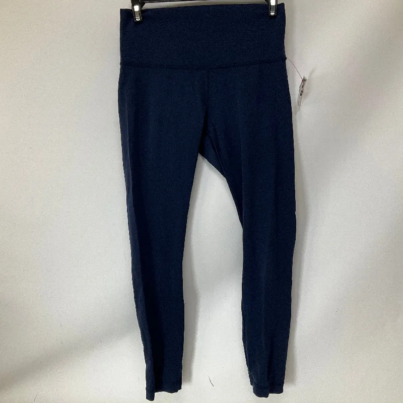 Athletic Leggings By Lululemon In Blue, Size: 6