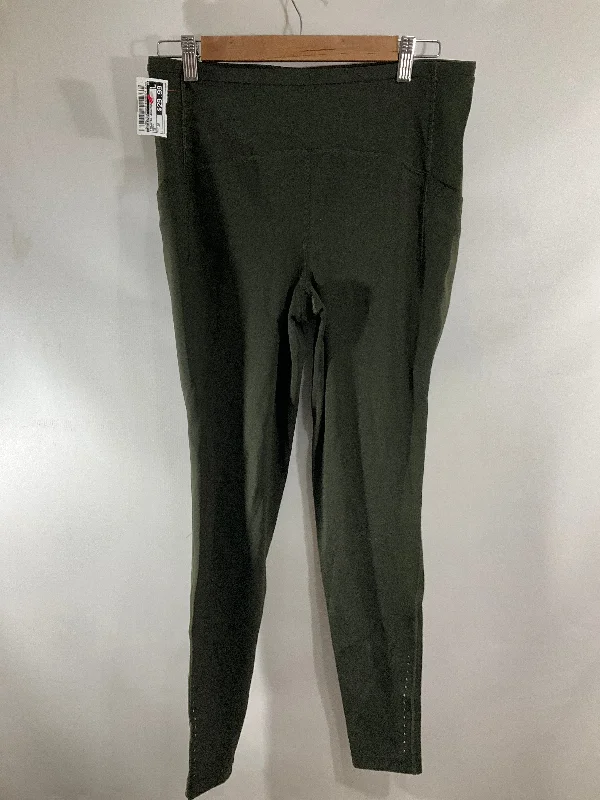 Athletic Leggings By Lululemon In Green, Size: 10