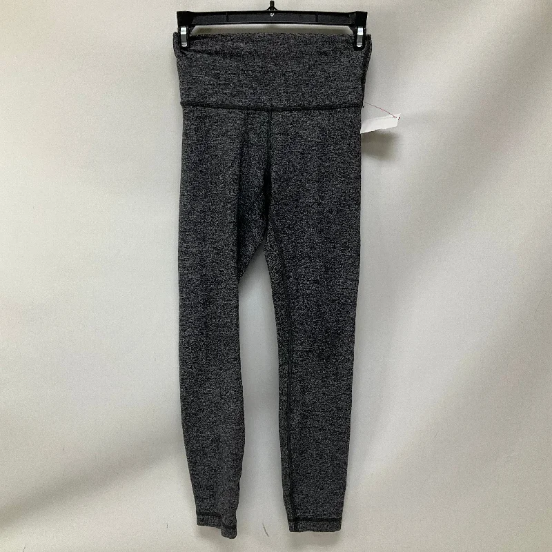 Athletic Leggings By Lululemon In Grey, Size: 4