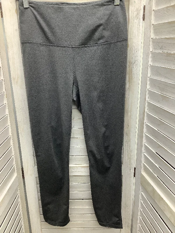 Athletic Leggings Capris By Reebok In Grey, Size: S