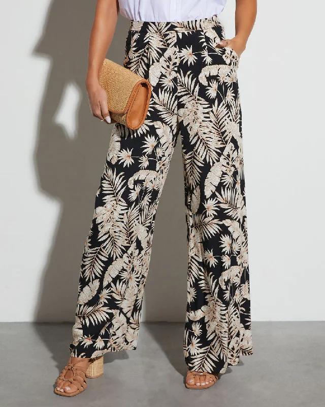 Bethany Wide Leg Printed Pants