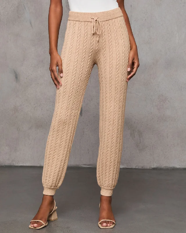 Cuddle Me High Rise Knit Pant