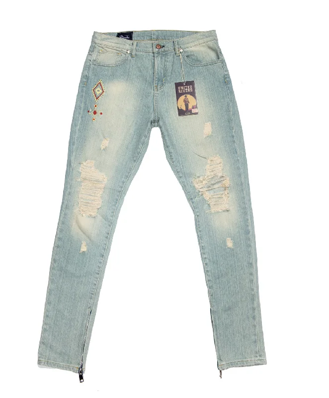 KANSAS RIVER LIGHT DENIM JEANS