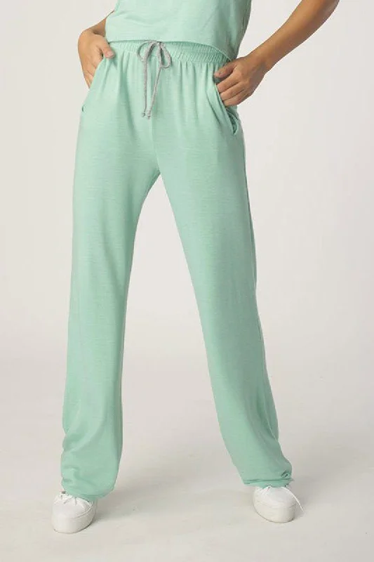 Neo Mint Hacci Wide Leg Pants