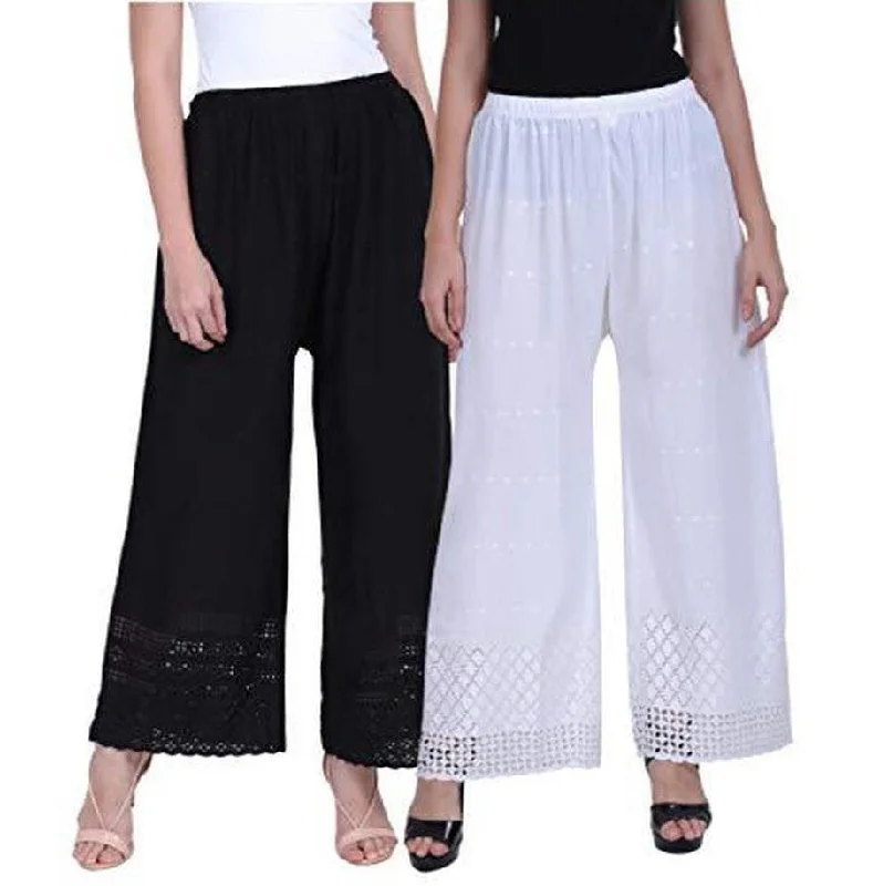 Women's Pure Rayon Palazzo Combo Set