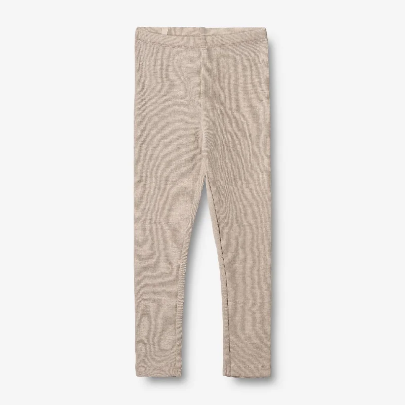 Wool Leggings - soft beige