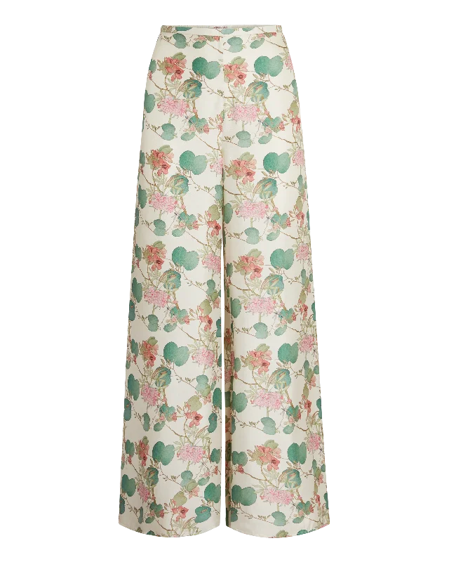 Blair Trousers in Dragonfly Print