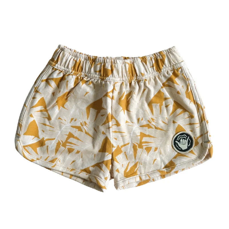 Banana leaf Cotton Shorts