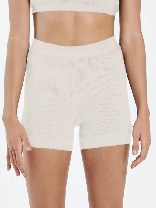 Claire Knitted Short - Unbleached