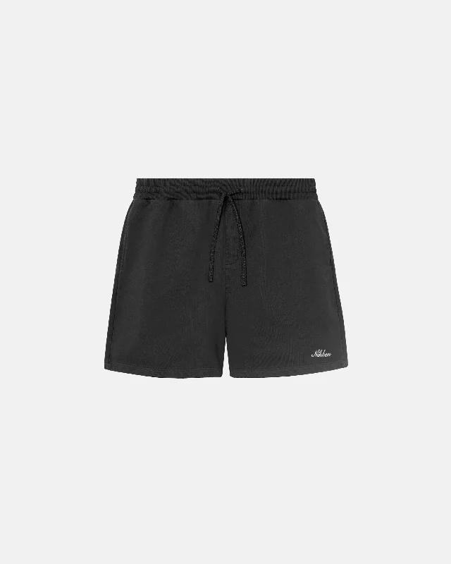 Half Moon Shorts Washed Black