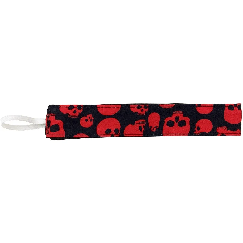 "Live to Ride" Skulls Print Head Band (Red+Black)