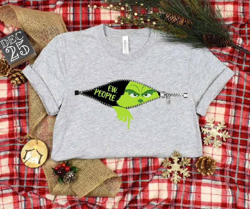 Ew People Grinch Graphic Tee