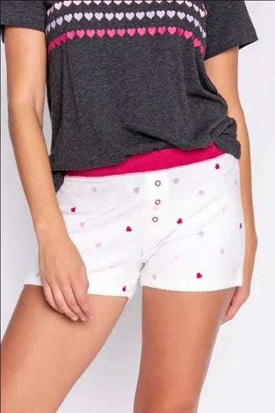 Feel Loved Ivory Shorts