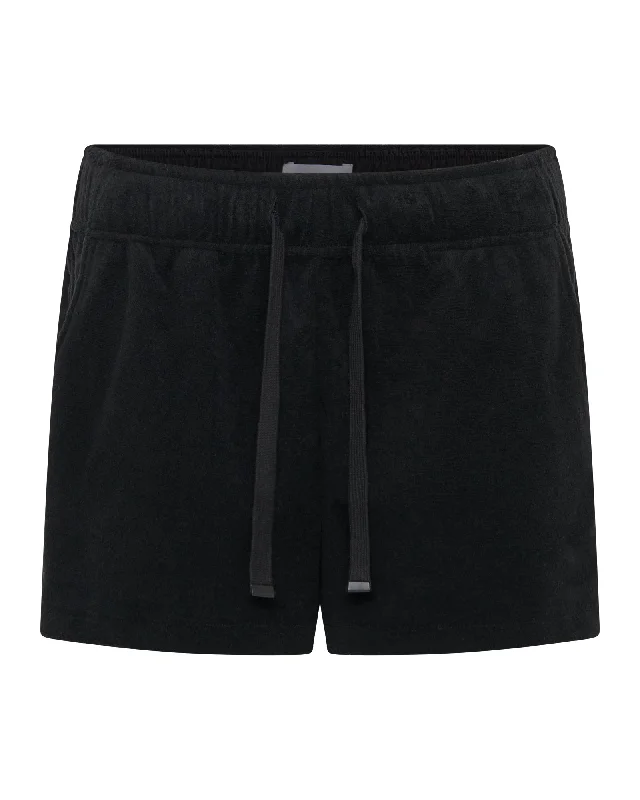 Terry Lounge Short Black