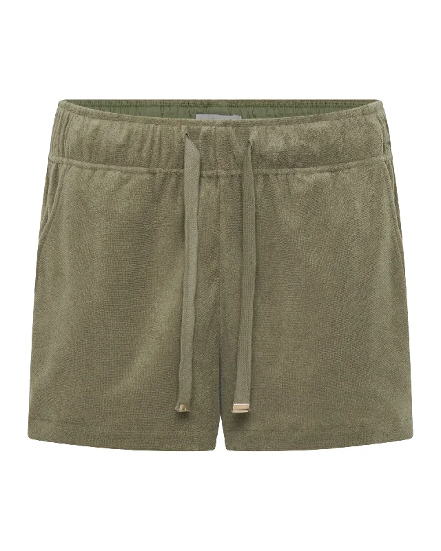 Terry Lounge Short Khaki