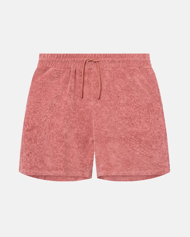 Terry Shorts Terracotta