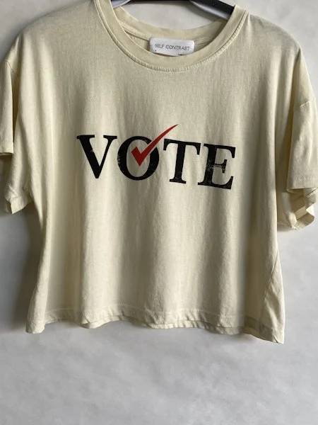 VOTE Drew Crop T-Shirt