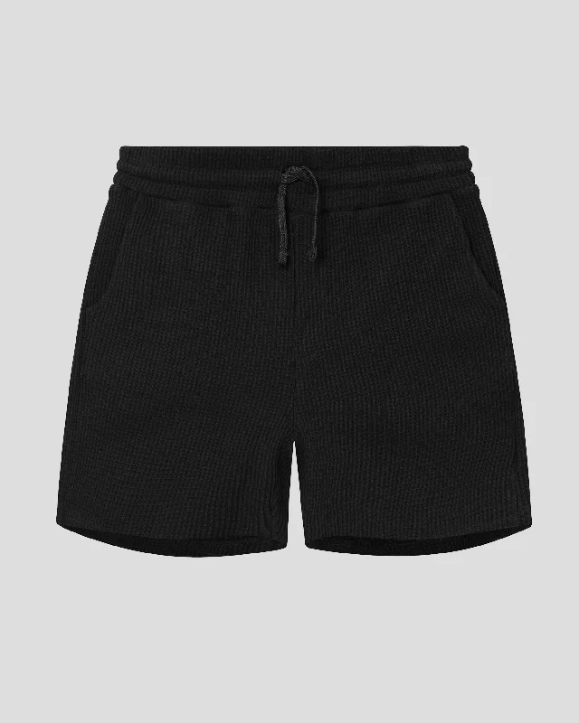 Waffle Shorts Nero